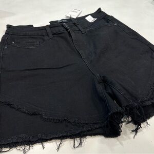 Judy Blue Mid Rise Denim Shorts Size 1XL 14/16W NWT